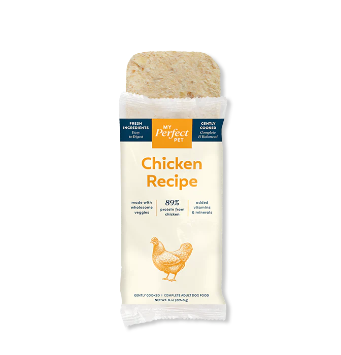 My Perfect Pet Dog Frozen Gently Cooked Food Chicken & Rice (New Formula)