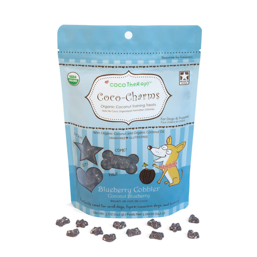 Coco Therapy Treats, Coco-Charms Blueberry Cobbler, 5oz