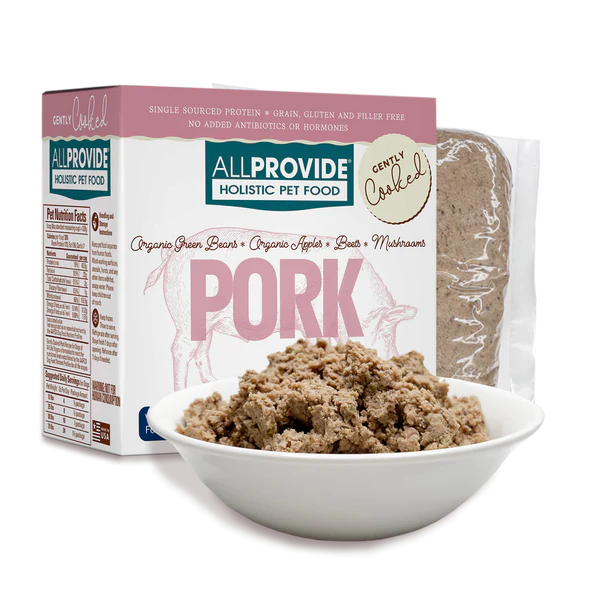 All Provide Dog Frozen Gently Cooked Food Pork