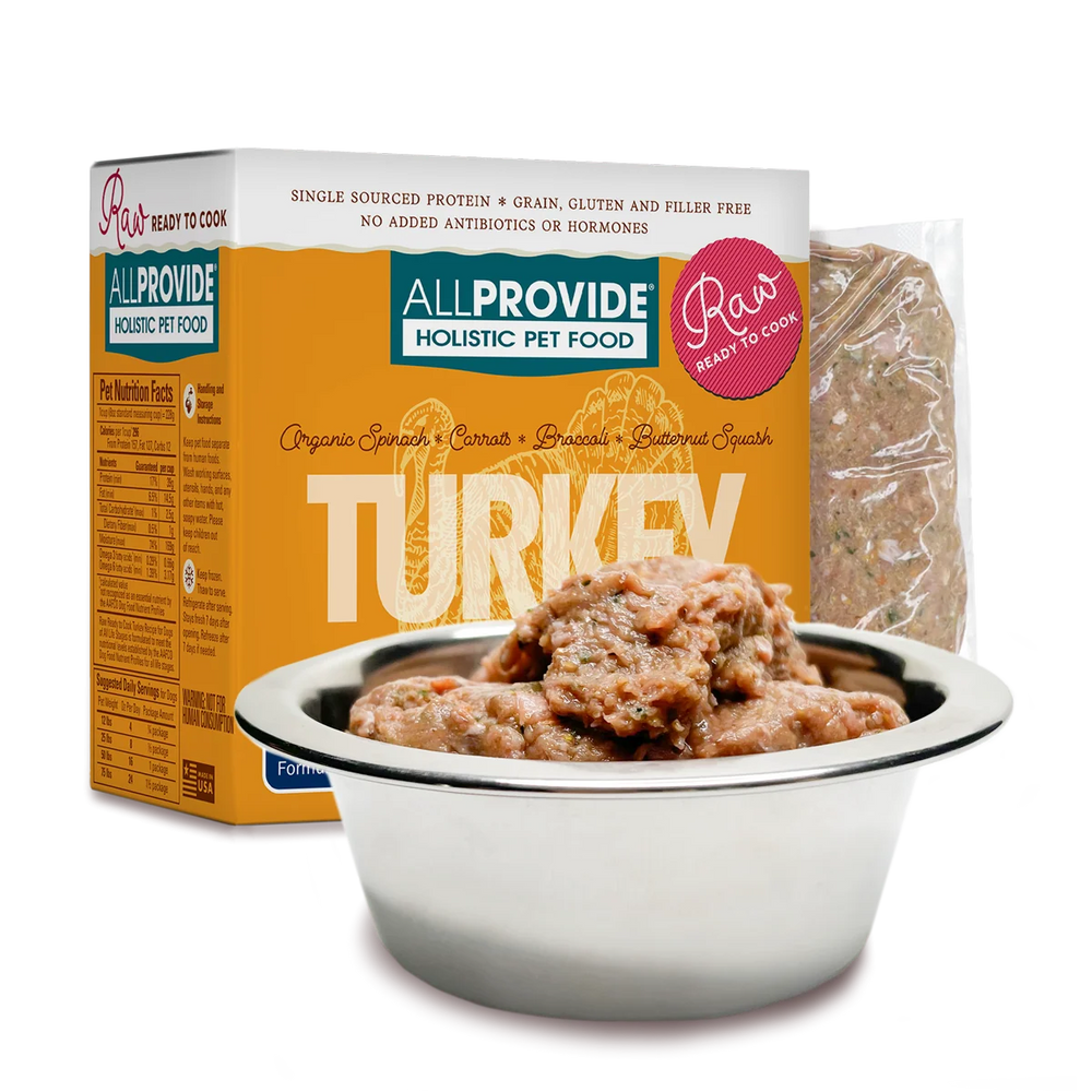 All Provide Raw Dog Frozen Food Turkey, 2lb