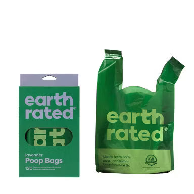 Earth Rated Lavender Bags Handles 120ct Roll