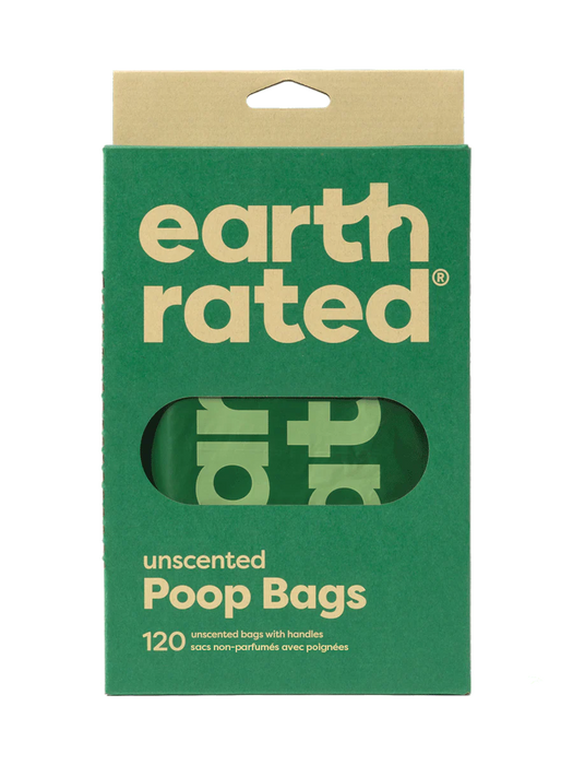 Earth Rated Unscented Bags Handles 120ct Roll