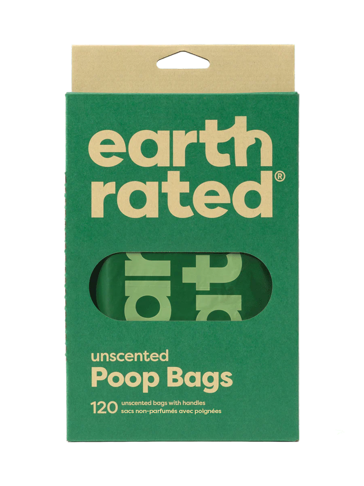 Earth Rated Unscented Bags Handles 120ct Roll