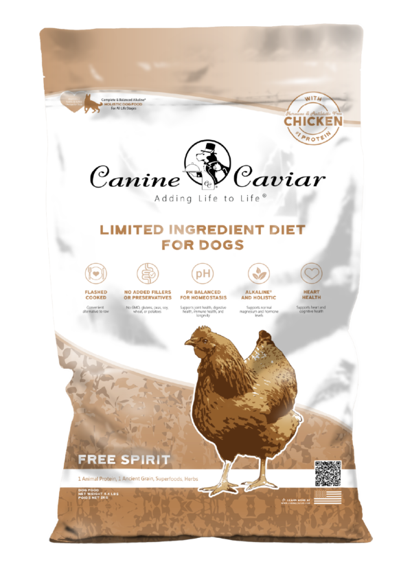 Canine Caviar Dog Grains Dry Food Free Spirit Entree Chicken