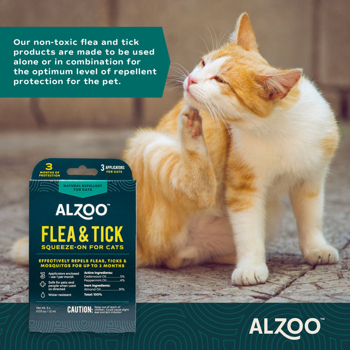 Alzoo Flea & Tick Cat Spot On