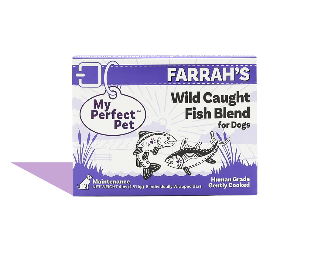 My Perfect Pet Dog Frozen Gently Cooked Farrah's Wild Caught Fish Grain Free Blend