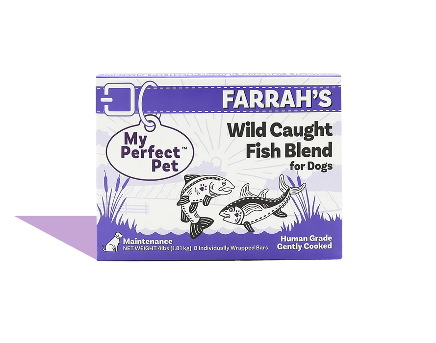 My Perfect Pet Dog Frozen Gently Cooked Farrah's Wild Caught Fish Grain Free Blend