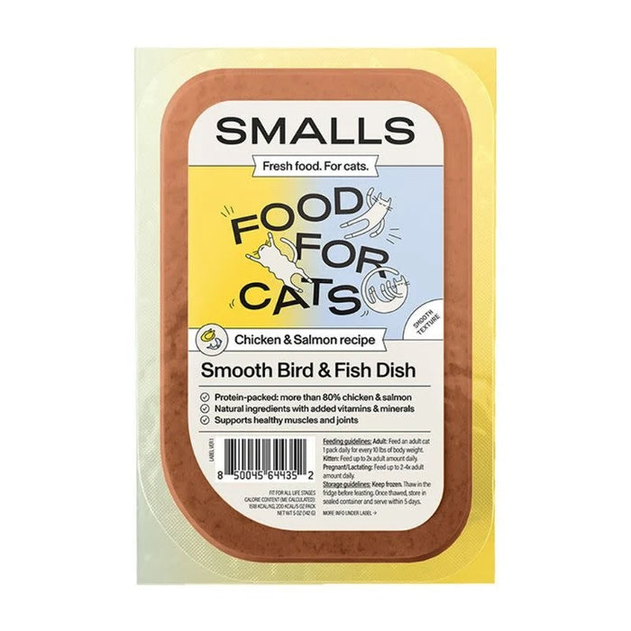 Smalls Cat Frozen Gently Cooked Food Smooth Chicken & Fish 5oz