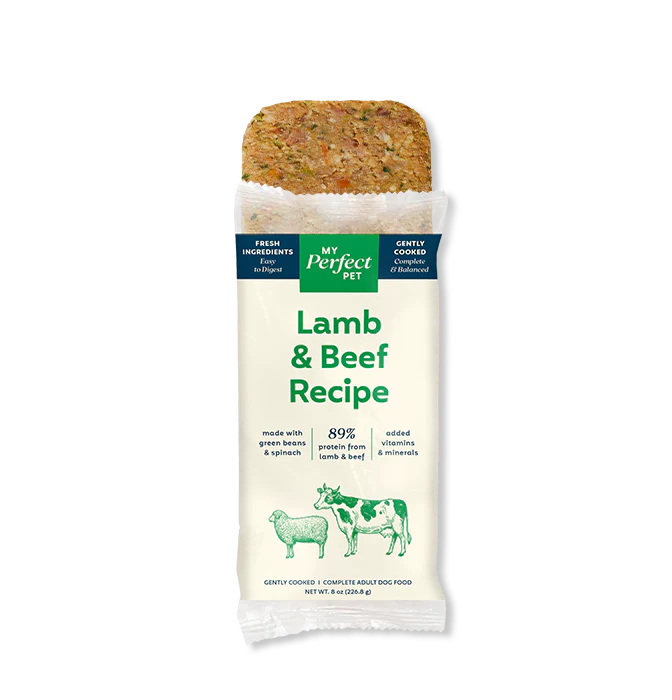 My Perfect Pet Dog Frozen Gently Cooked Food Lamb & Beef (New Formula)