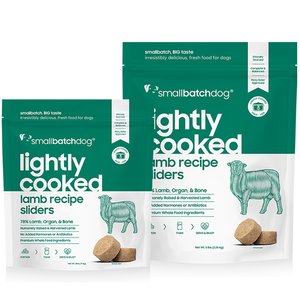 Small Batch Dog Frozen Lightly Cooked Food Lamb