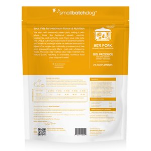 Small Batch Dog Frozen Lightly Cooked Food Pork