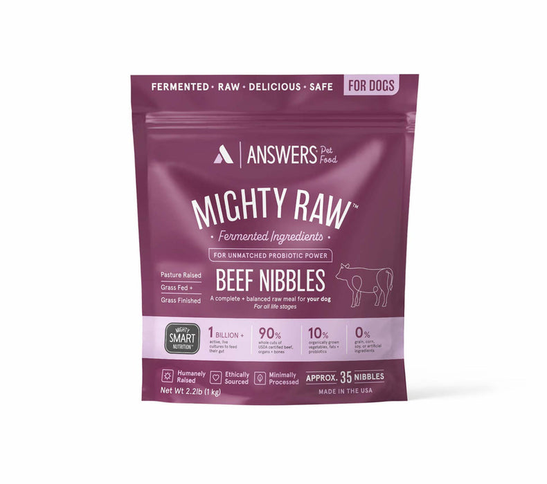Detailed Dog Frozen Raw Food Nibbles Beef