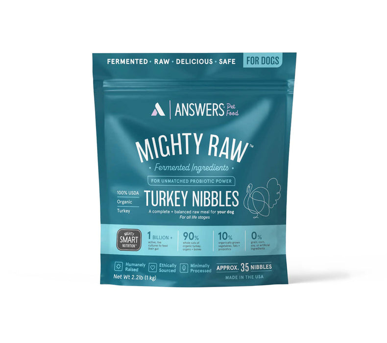 Detailed Dog Frozen Raw Food Nibbles Turkey