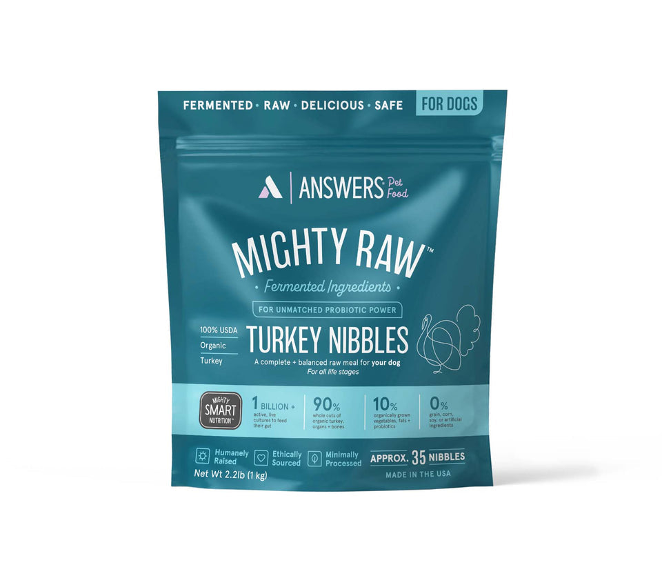 Detailed Dog Frozen Raw Food Nibbles Turkey