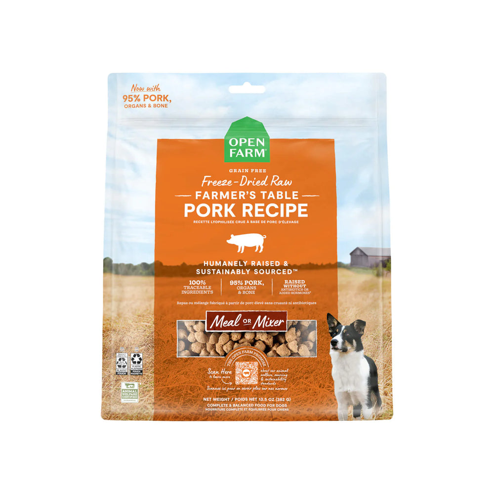 Open Farm Dog Freeze Dried Food Pork