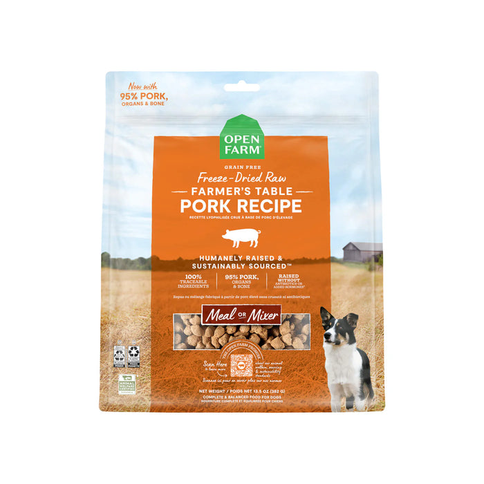 Open Farm Dog Freeze Dried Food Pork