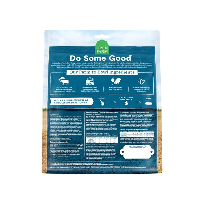 Open Farm Dog Freeze Dried Food Surf & Turf