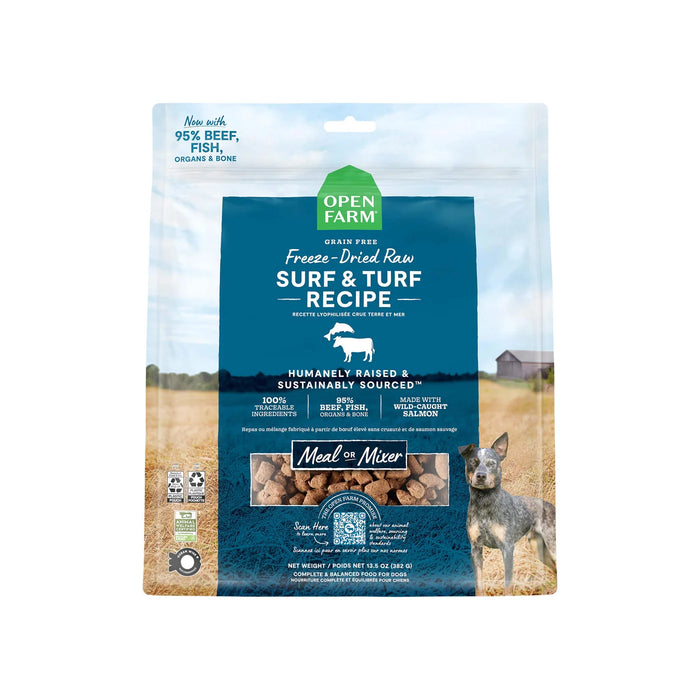 Open Farm Dog Freeze Dried Food Surf & Turf