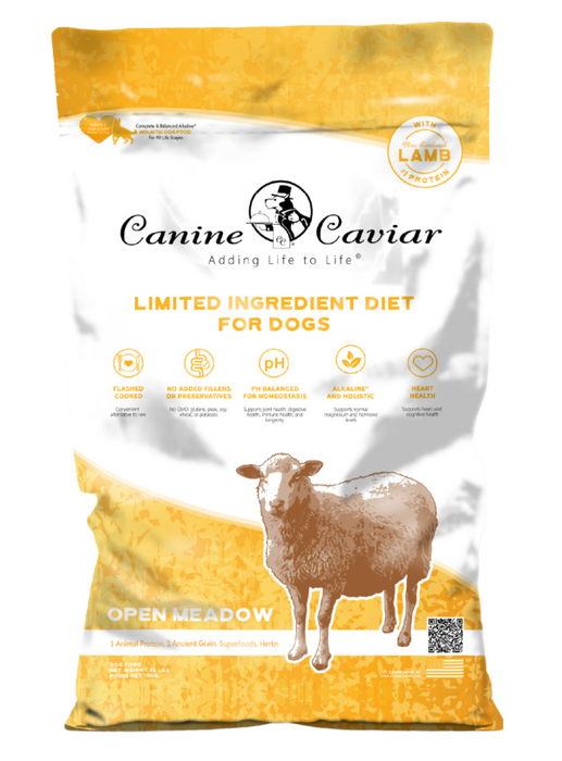 Canine Caviar Dog Grains Dry Food Open Meadow Lamb