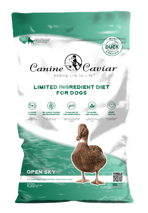 Canine Caviar Dog Grain Free Dry Food Open Sky Duck