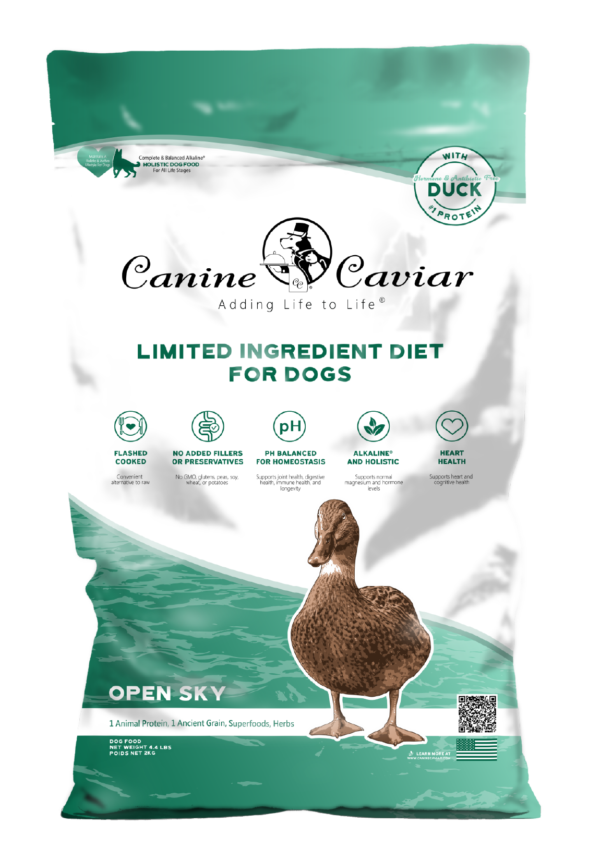 Canine Caviar Dog Grain Free Dry Food Open Sky Duck