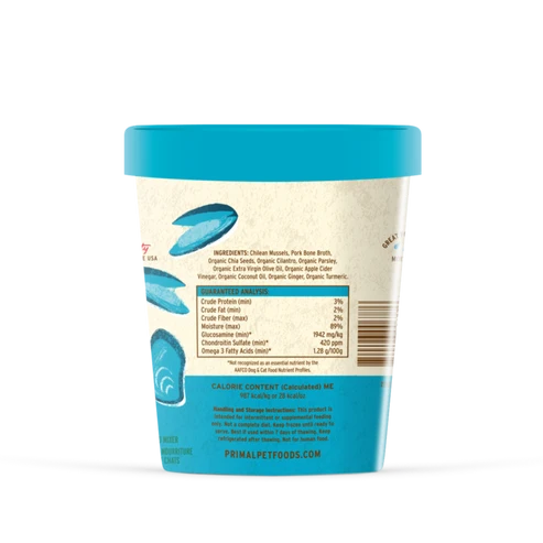 Primal Frozen Fresh Topper, Omega Mussel Melange