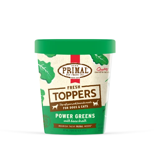 Primal Frozen Fresh Topper, Power Greens