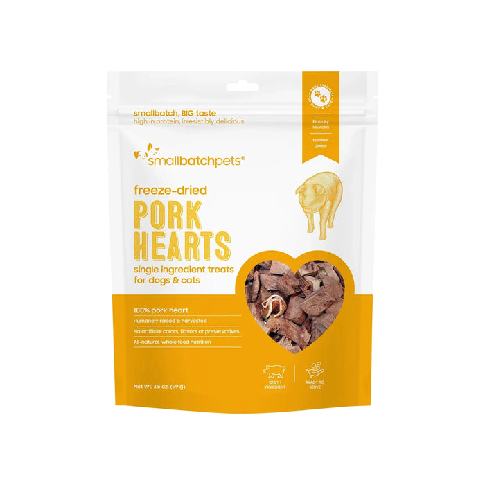 Small Batch Freeze Dried Treats Pork Hearts