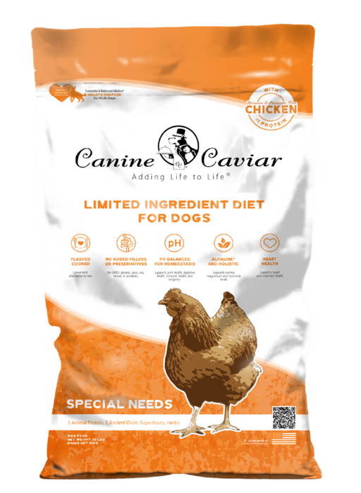 Canine Caviar Dog Grains Dry Food Special Needs Brown Rice & Chicken