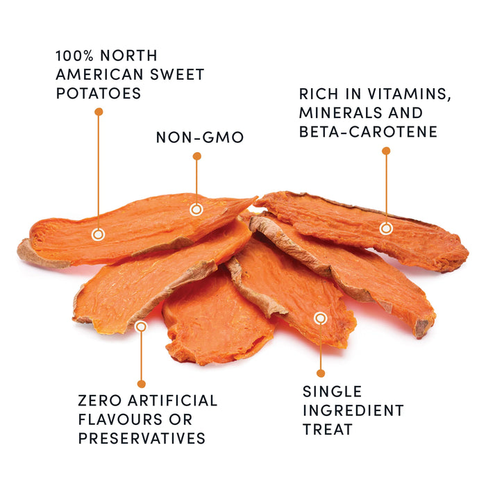 Crumps Naturals Sweet Potato Dog Chews