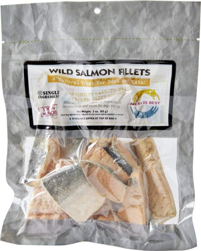 Fresh is Best Freeze Dried Treats, Salmon Fillets 3oz