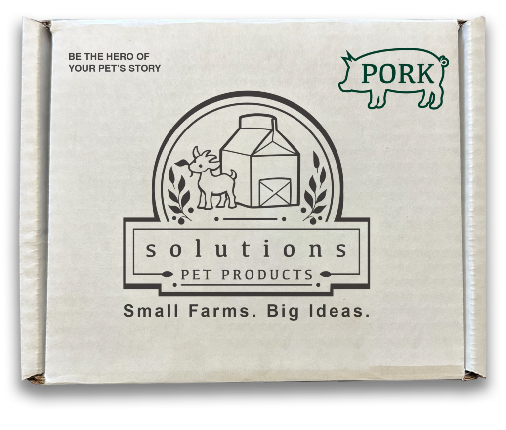 Solutions Pet Products Frozen Raw Adult Dog Food Pork Recipe