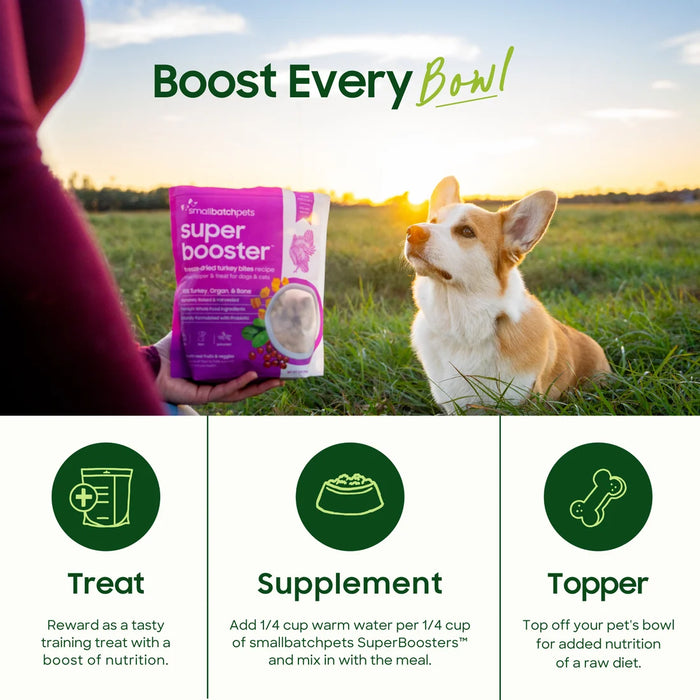 Small Batch Cat & Dog Freeze Dried Food Small Bites Turkey