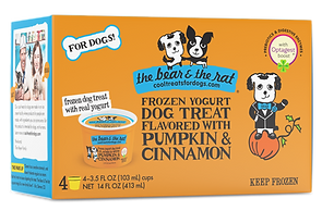 Bear & The Rat Yogurt Dog Frozen Treats 4pk