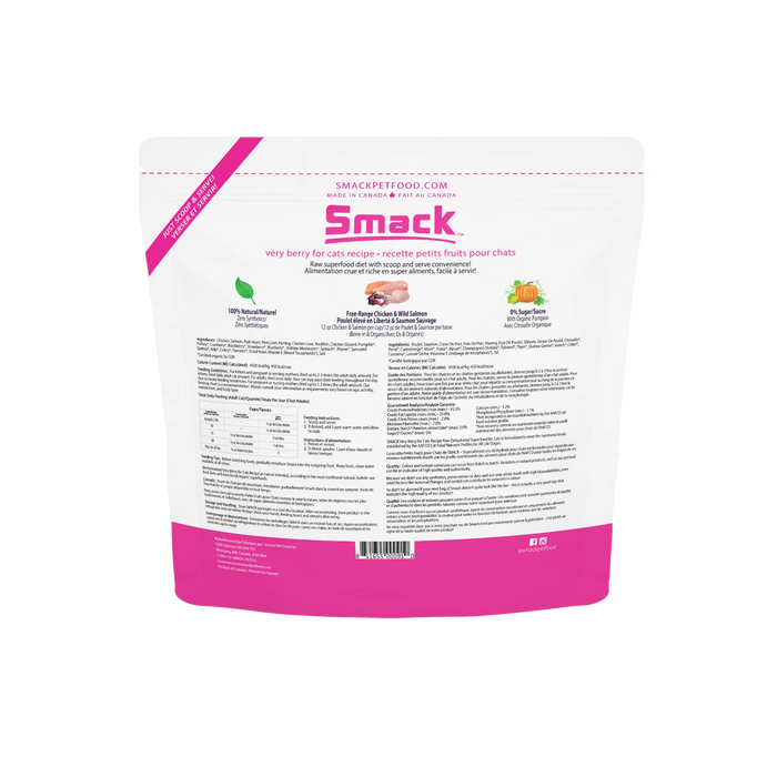 Smack Dehydrated Cat Food Very Berry