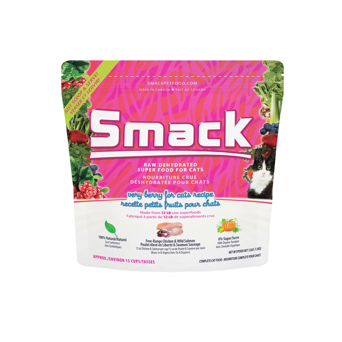 Smack Dehydrated Cat Food Very Berry