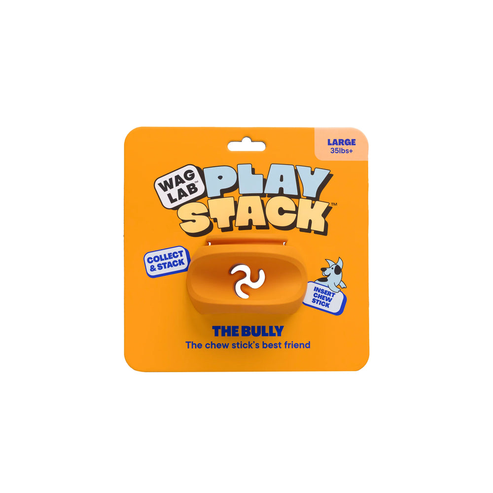 Wag Lab Play Stack Dog Toy The Bully Orange