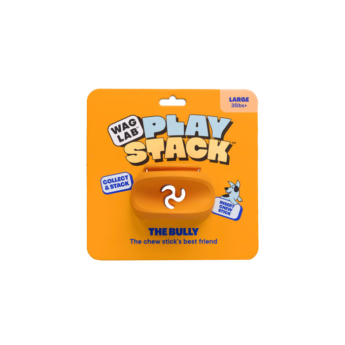 Wag Lab Play Stack Dog Toy The Bully Orange
