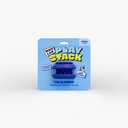 Wag Lab Play Stack Dog Toy The Slobber Blue