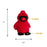 Plush Squeaker Animated Cardinal 11"