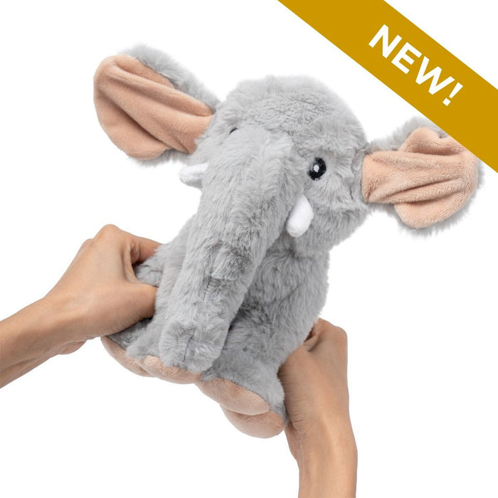 Tall Tails Plush Squeaker Dog Toy, Animated Elephant, 8.5