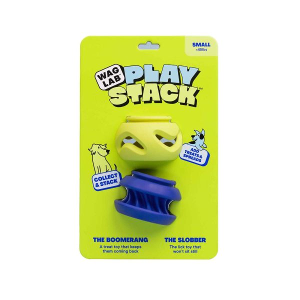 Wag Lab Play Stack Dog Toy The 2pk Multi