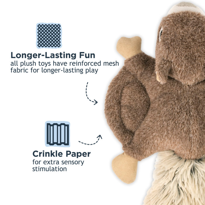 Tall Tails Plush Squeaker Dog Toy, Fling & Fly Eagle 13"