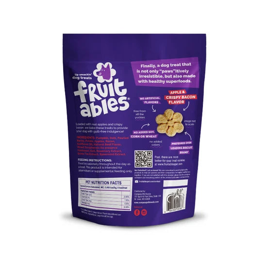 Fruitables Crunchy Dog Treat Bacon & Apple