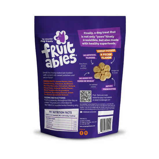 Fruitables Crunchy Dog Treat Sweet Potato Pecan