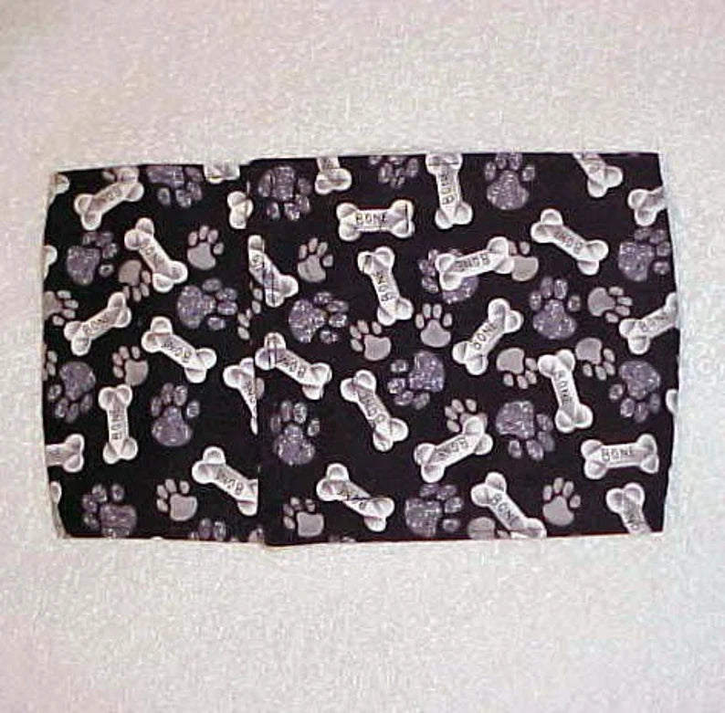 Mr. Wags Belly Band Traditional Silver Bones
