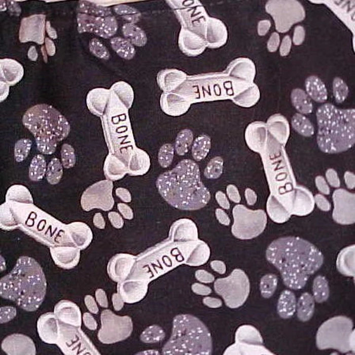 Mr. Wags Belly Band Traditional Silver Bones