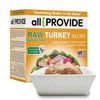 All Provide Raw Dog Frozen Food Turkey, 2lb
