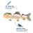 Tall Tails Plush Rope Dog Toy Jointed Trout, 14"