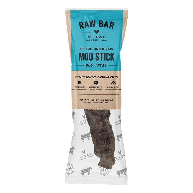 Vital Essentials Dog Freeze Dried Raw Bar Moo Sticks